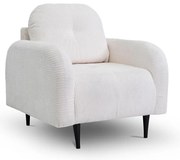 Čalúnené kreslo CLOUDY krémové