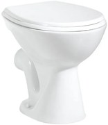 Aqualine Aqualine, WC misa 36x47cm, zadný odpad, biela, TP330