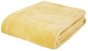Žltá prikrývka 200x240 cm Raschel - Catherine Lansfield