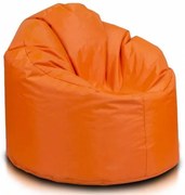 INTERMEDIC SK - Sedací vak Star 85x90 cm | ergonomický dizajn s podrúčkami, 300 l Farba: E04 - Oranžová pomaranč (ekokoža)