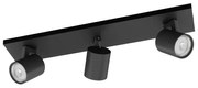 Philips - Bodové svietidlo RUNNER 3xGU10/20W/230V čierna