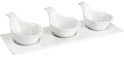 Lamart LT9218 4 dielna servírovacia sada misiek Dine, 34 x 12 cm