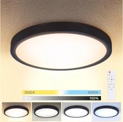 Brilagi-LED Stmievateľné svietidlo ESTELA LED/48W/230V 3000-6500K ø 40 cm čierna+DO