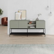 Komoda Houseland Amira 180 cm sivo-zelená