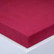 Napínacia plachta na posteľ froté EXCLUSIVE vínová 90 x 200 cm