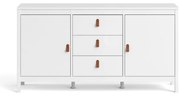 Biela nízka komoda 151x80 cm Madrid – Tvilum