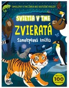 Samolepková knižka-svieti v tme Zvieratá