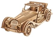 Ugears 3D drevené mechanické puzzle Športové auto Rapid Mouse