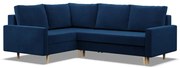 Rohová rozkladacia sedačka BLANK Elegant ľavá, granátová