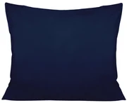 SATÉNOVÁ OBLIEČKA NA VANKÚŠ 50X60CM TMAVOMODRÁ