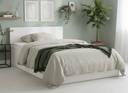 Posteľ SOFIA 160 x 200 cm, biela Rošt: S lamelovým roštom, Matrac: Matrac COCO MAXI 20 cm