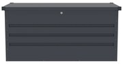 Antracitový záhradný úložný box Max A – Rojaplast