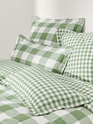 Kockovaná bavlnená obliečka na paplón Nels