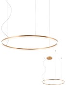 Redo 01-1713 - LED Stmievateľný luster na lanku ORBIT LED/55W/230V bronz