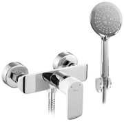 Rea Bloom, sprchová batéria s ručnou hlavicou, biela-chróm, REA-B3000