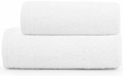 Set Osuška + Uterák Biely 50x90 + 70x140 cm – 100% bavlna, vysoko savé, pranie 60 °C