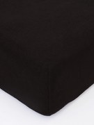 Froté plachta 90 × 200 cm - tmavo hnedá