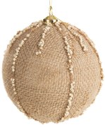 VIANOČNÁ BANKA NA STROMČEK SADA 6 KS (FI) 10 CM VZOROVANÁ