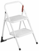 Rolser Skladacie schodíky M10 UNE, 2 stupne, biela