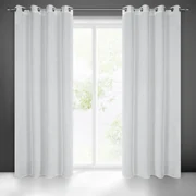 ZÁCLONA NA KRÚŽKOCH LEXY 140X250 CM BIELA