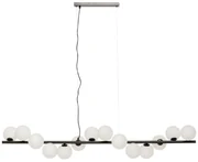 Scala Balls visiaca lampa mliečna čierna 150 cm