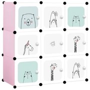 Detská modulárna skriňa Animals
