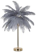 Stolová lampa v sivo-zlatej farbe (výška 55 cm) Palm – Mauro Ferretti