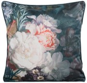 DEKORAČNÁ OBLIEČKA NA VANKÚŠ VELVET111 45X45 CM KVETY