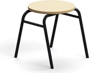 Stolička ALTUS, výška 380 mm, antracit/breza