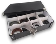 Zeller Present Triediaci organizér s priehradkami, na spodnú bielizeň, kravaty, opasky - TIE-BELT čierny