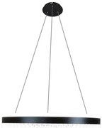 LED Stmievateľný luster na lanku LED/80W/230V 3000-6500K čierna + diaľkové ovládanie