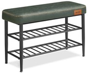 Botník ANDOR zelený/čierny