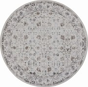 Koberec INKA Floral béžový kruh