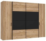 Skriňa Nemezy dub catania/čierna