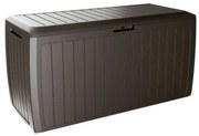 Záhradný box, 290 l, tmavo hnedá
