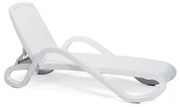 ALFA záhradné lehátko bianco/bianco