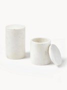 Mramorové úložné dózy Agata, 2 ks