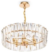 Maytoni MOD043PL-06G - Luster na reťazi PUNTES 6xE14/60W/230V zlatá