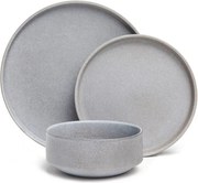 18-dielna súprava sivého kameninového riadu Bonami selection Malia