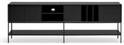 Čierny TV stolík 220x74x45 cm Platt – Teulat