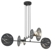 Luster na lanku XOTIC 4xE27/15W/230V čierna