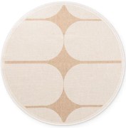 Obojstranný koberec Hanse Home Duet Bowen krémový / béžový kruh