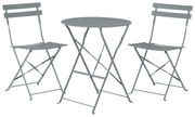 Záhradný set Flori (sivá). Vlastná spoľahlivá doprava až k Vám domov. 1011674