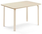 Stôl ELTON, 1200x700x710 mm, laminát - breza, breza