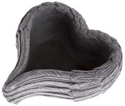 Pietna dekorácia Betónový kvetináč Srdce, 20 x 8,5 x 18,5 cm