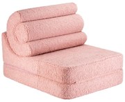 Ružové detské kresielko z textílie buklé Flipster – Wigiwama