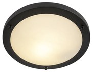 Inteligentné stropné svietidlo čierne 31 cm vrátane WiFi A60 IP44 - Yuma