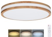 Solight WO8007 - LED Stm. svietidlo WOODY LED/48W/230V 3000-6500K pr. 38 cm + DO