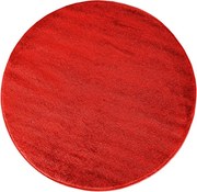 DY Okrúhly červený koberec Portofino Rozmer: 60 cm