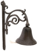 Liatinový zvonček Paz, 25,5 x 20,5 x 10 cm